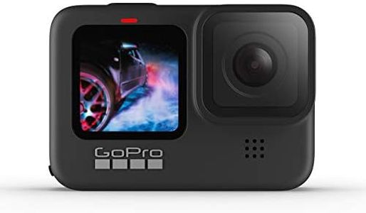 GoPro HERO9 Black - Waterproof Action Camera with Front LCD and Touch Rear Screens, 5K Ultra HD Video, 20MP Photos, 1080p Live Streaming, Webcam, Stabilization