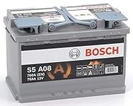 Bosch S5A08 - car battery - 70A/h - 760A - AGM technology - adapted for vehicles with Start/Stop system - Type 096