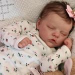 Pinky Reborn Baby Dolls Full Body Baby Girl 18 Inch Realistic Baby Doll That Look Real Baby Doll Lifelike Baby Doll With Accessories for Kids