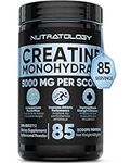 Creatine Monohydrate Powder 425g - For Increased Muscle Growth & Performance - Pre-workout Muscle Builder - Supports Athletic Performance - Creatine Powder for Workouts - 85 Servings