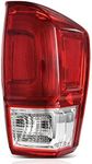 AUTOSAVER88 Right Passenger Side Rear Tail Light Housing Compatible With 16-22 Tacoma 2016 2017 2018 2019 2020 2021 2022 Tacoma OE Replacement - Red Clear