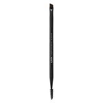 NYX PROFESSIONAL MAKEUP, Pro Dual Brow Brush, Pro makeup brush, Dual-ended brow brush with angled brush for precision application, Spoolie brush for blending and shaping