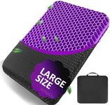 Airllantry Gel Seat Cushion, Purple Gel Seat Cushion for Long Sitting– Back Pain, Sciatica, Tailbone Pain Relief Pad, Seat Cushion for Office Chair, Wheelchair Cushion, Car Cushion, Long Trips