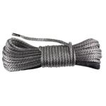 Synthetic Winch Line Cable Winch ATV UTV Quad Dyneema SK78 Plastic 4x4 Offroad wi (1/4 x 48' （5 mmx15 M）)