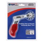 TCP Global Brand Polishing and Buffing Pad Cleaning Spur Tool for Revitalizing Polisher Compound Pads and Bonnets by TCP Global