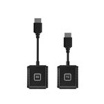 ETZIN Wireless HDMI Transmitter and Receiver 1080P,Wireless HDMI Sender 2.4G/5G 165FT Plug & Play Portable Extender for Streaming Video/Audio to HDTV/Projectors/Monitors 50M/165FT EPL-1417H