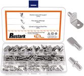 Rustark 110 Pcs 3 Styles Nickel Pla