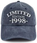 Xullaxth 26th Birthday Decorations for Women Men, Limited Edition 1998 26 Years Old Birthday Gifts Baseball Cap for Dad Mom