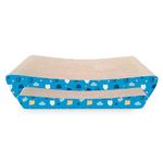 Foodie Puppies 2-in-1 Reversible Cat Scratcher Pad with Catnip for Cats & Kittens - (Pull Out) | Durable Corrugated Cardboard Cat Scratching Board | Scratch Pad for Furniture Protection, Play & Rest