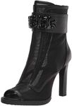 Karl Lagerfeld Paris Women's Blayze Fashion Boot Ankle, Black, 8.5