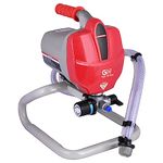 GIGAWATTS RP8622 1HP 500W Airless Paint Sprayer 1.4L/Min Flow Rate High Pressure Hose 3000PSI Powerful Spraying Machine for House Painting Interior Exterior Wall Furniture