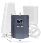 Cell Phone Booster for Home & Office,Up to 5500Sq Ft,Cell Phone Signal Booster for Band 2/25 / 4/66 / 5/12 / 17/13 with All U.S. Carriers,Boosts 5G 4G LTE, FCC Approved Cell Booster