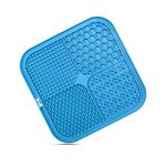 YellowCult Premium Silicone Dog & Cat Licking Mat – Food Grade, Durable & Non-Toxic Slow Feeder Mat for Pets. Perfect for Peanut Butter, Yogurt, Training and Anxiety-Reducing.