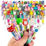 HNSYYF Multicolor Pen in One - Cute Pens for Kids - 60-Pack Multicolor Pens, Perfect for Birthdays and Children's Parties - Delightful Multi Color Pen Gifts