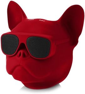 32G Altoparlante Creativo a Forma di Cane, Altoparlante Bluetooth Lettore Musicale Stereo Portatile a Forma di Cane con Chip Bluetooth 4.1 Altoparlante Wireless Bluetooth Ampia Memoria (red)