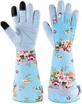 WANCHI Long Gardening Gloves for Wo