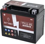 Battanux YTX12-BS Battery & Motorcy