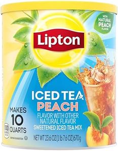 Lipton Iced Tea Mix, Peach Sweetened Iced Tea, Makes 10 Quarts