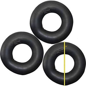 3 Pack New Truck Tire Inner Tubes Float River Tube Heavy Duty Snow Tube for Adults; pool tube closing; large lake floats 10.00 R 20; 44" inflated rubber tube