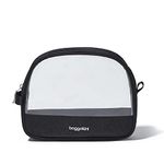 Baggallini Women's Clear Cosmetic Case-Medium, Black Cheetah Emboss, One Size