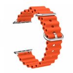 Jivitam Strap Suitable with FireBoltt Ring/Ring Plus/Ring Pro/Visionary/Call & Pebble Frost/Cosmos/Grande/Engage & Apple Watch SE/SE2/1/2/3/4/5/6/7/8/9/Ultra1/2 ONLY (Orange)