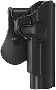 1911 Holster for Colt 1911, Kimber 1911, S&W 1911, Taurus 1911, Remington 1911 R1, Sig 1911, Ruger SR1911, GSG 1911, 1911 Paddle Holster, 360° Adjustable OWB Holster - Right Handed