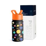 Simple Modern Kids Water Bottle with Straw | Insulated Stainless Steel Reusable Tumbler for Toddlers, Girls, Boys | Summit Collection | 14oz | Solar System