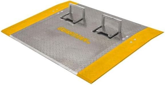 36" x 48" Guardian Aluminum Dock Plate with Handles