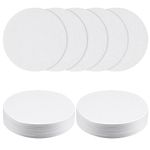 HOTUT Coffee Filters Papers for, 100 Pcs×64mm Round Coffee Filters Papers, Micro Paper Filters Replacement Compatible with Coffee and Espresso Maker - White