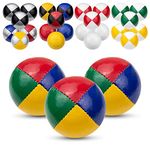 Juggle Dream 3x Pro Thud Juggling Balls - Set of 3 Professional Juggling Balls with Free Online Learning Video, Perfect for Beginners and Experts (Multicoloured)