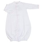 Kissy Kissy Basic Converter Gown White PinkNewborn