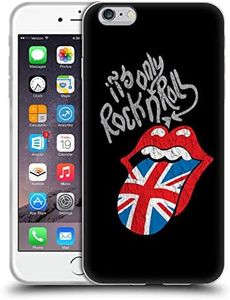 Head Case Designs Officially Licensed The Rolling Stones Only Rock and Roll Distressed Albums Soft Gel Case Compatible with Apple iPhone 6 Plus/iPhone 6s Plus