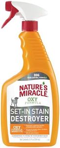 Nature's Miracle Oxy Formula Set In Stain Destroyer for Dogs, 709ml, Destroys Stains, Multi-Surface Cleaner, Fast Acting, Fresh Orange Scent