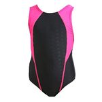 imKutie Girls Swimsuit, Kids One Piece Racerback Swimwear Athletic Quick Dry Swimming Costume UPF 50+ Beach Bathing Suit for 3-10 Years