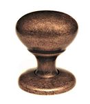 Sets of 6 Cabinet Knobs from The Romeo Collection for Kitchen Doors & Drawers, Furniture, Cupboard Handles, Wardrobe Door Antique Brass Fittings by FFF (32mm knob)