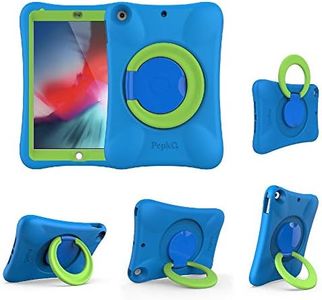 NLR Kids EVA Case for iPad | Multi-Direction Stable Stand | Compatible with 10.2-Inch iPad 2021/2020/2019 (9th/8th/7th Generation) (Blue+Green)