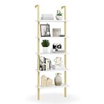 Gold Bookshelf For Wall