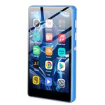 80GB MP3 Player with Bluetooth and WiFi-SWOFY 4" HD Full Touch Screen MP3 Player with Spotify, Amazon Music,YouTube,Libby,Android MP4 Music Player for Kids Blue