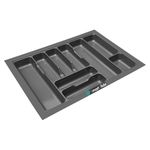 SmartSlide Cutlery tray for Kitchen Drawer Cutlery Storage Organizer Silverware Organizer Tray for Modular Kitchen Drawer 700mm (25 X 18.7 INCH) 630 X 475 MM