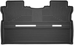 Husky Liners Weatherbeater Floor Mats | Fits 2017-2024 Honda Ridgeline | 2nd Row, 1-pc Black - 19431