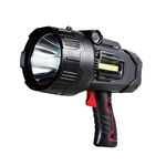 Durapower Rechargeable Spotlight, 150000 Lumens LED Spotlight Flashlight, IP44 Waterproof Handheld Spotlight for Indoor Outdoor Farm Camping Emergency