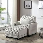 HomSof Chaise Lounge Indoor Convert