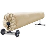 Swimming Pool Solar Reel Protective Cover 18ft Pool Reel Cover Solar Blanket Cover Swimming Pool Blanket Protector for Above Ground and Inground Pools