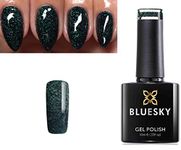 Bluesky Gel Polish GREEN/LIGHT GREEN SPECKLES WISE Nail UV LED Soak Off 10ml