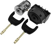 YINETTECH Ignition Switch and Barrel Lock Cylinder with 2 Keys Compatible with Ford Transit MK7