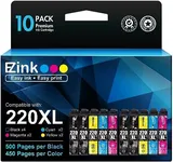 E-Z Ink (TM) Remanufactured Ink Cartridge Replacement for Epson 220 XL 220XL T220XL to use with WF-2760 WF-2750 WF-2630 WF-2650 WF-2660 XP-320 XP-420 XP-424(4 Black, 2 Cyan, 2 Magenta, 2 Yellow)10Pack