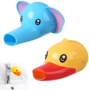 Extensor De Grifo Para Niños, Extensor Grifo Bebe, Bebé Fregadero Extensor, 2 Pcs Grifo De Alargador Niños, Extensor Grifo Lavabo Niños, Grifo Extender Para Niños, Extensor De Grifo De Agua Para Bebés