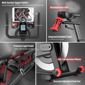 JOROTO X4S Bluetooth Exercise Bike – Indoor Cycling Trainer