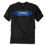 Factory Effex Unisex-Adult Yamaha Racing Stripes T-Shirt Black Large