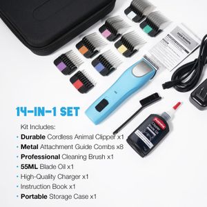 FuzzyFix Dog Clippers for Thick Hair – Professional Pet Grooming